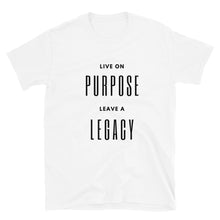 Load image into Gallery viewer, Purpose -Legacy Unisex Tee (multi colors)