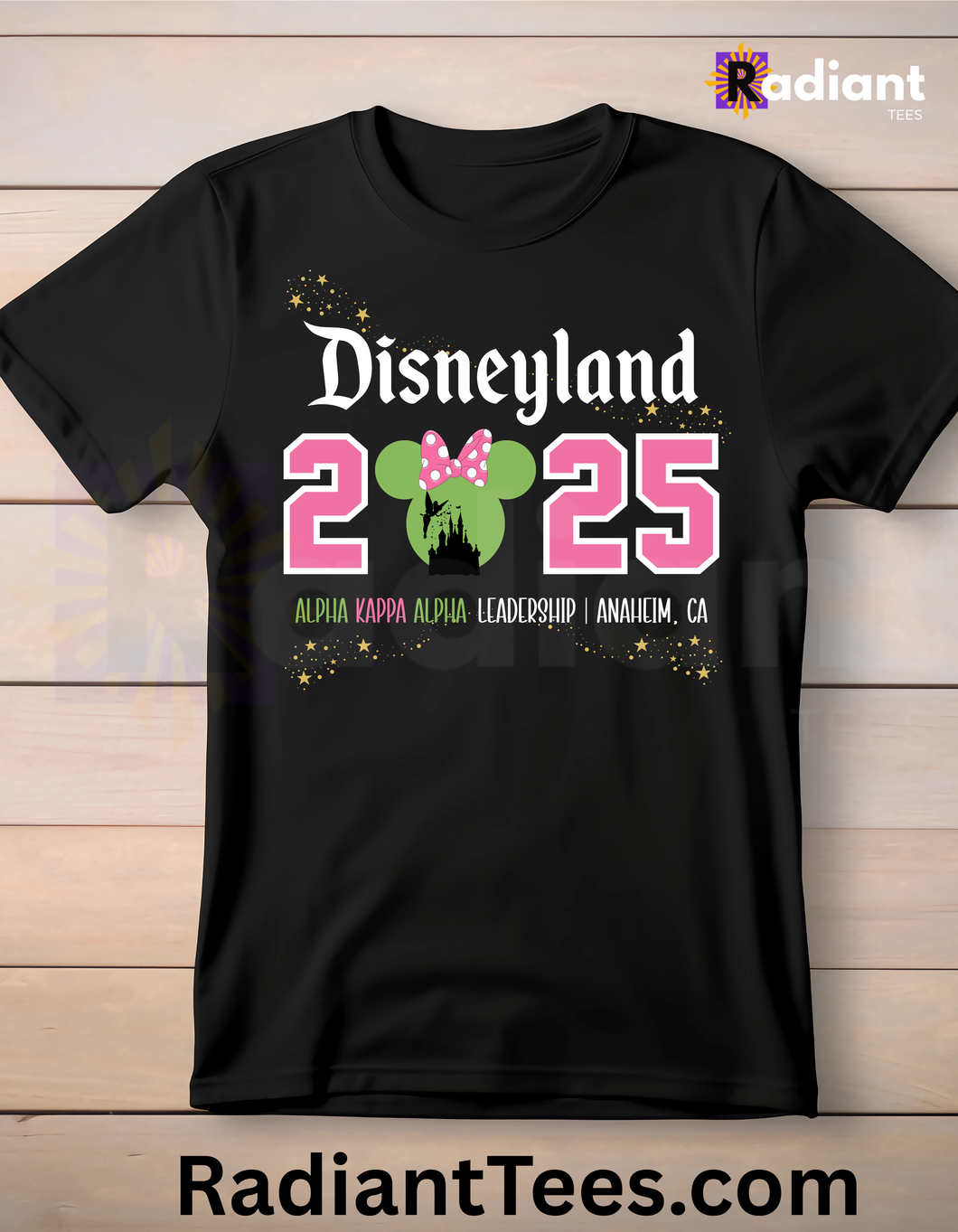2025 Disneyland Pink and Green Minnie (S-XL)