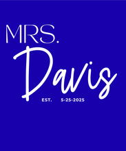 Load image into Gallery viewer, MRS. Wedding/Anniversary Tee (2X)

