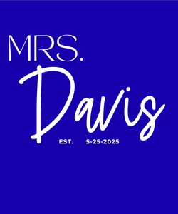 MRS. Wedding/Anniversary Tee (2X)