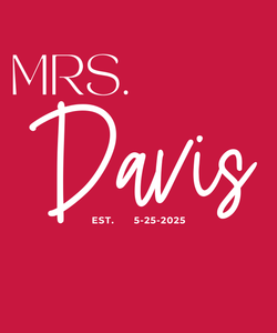 MRS. Wedding/Anniversary Tee (2X)