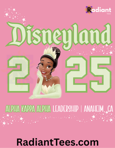 2025 Disneyland Pink and Green Tiana (2XL)