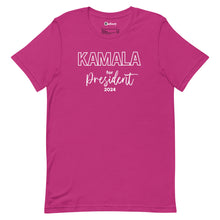 Load image into Gallery viewer, Outline Kamala for President Unisex Tee
