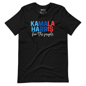 Black - Tri-color Kamala for the People Unisex Tee