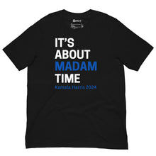 Load image into Gallery viewer, Black - Blue Madam Time Unisex Tee
