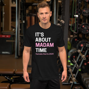 Black - Pink Madam Time Unisex Tee