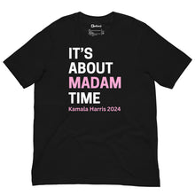 Load image into Gallery viewer, Black - Pink Madam Time Unisex Tee
