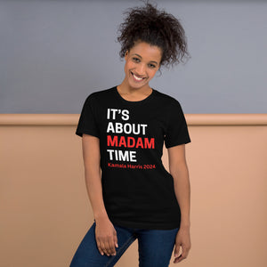 Black - Red Madam Time Unisex Tee