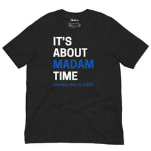 Load image into Gallery viewer, Black - Blue Madam Time Unisex Tee
