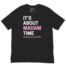 Load image into Gallery viewer, Black - Pink Madam Time Unisex Tee
