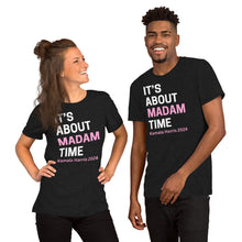 Load image into Gallery viewer, Black - Pink Madam Time Unisex Tee
