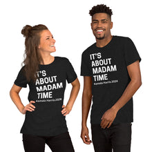 Load image into Gallery viewer, Black - White Madam Time Unisex Tee
