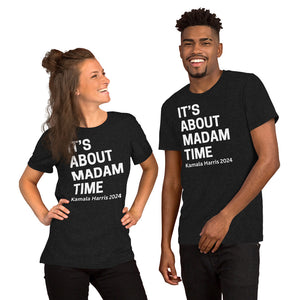 Black - White Madam Time Unisex Tee