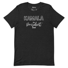 Load image into Gallery viewer, Outline Kamala for President Unisex Tee
