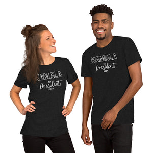 Outline Kamala for President Unisex Tee