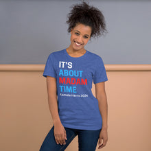 Load image into Gallery viewer, Blue - Madam Time Unisex Tee
