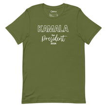 Load image into Gallery viewer, Outline Kamala for President Unisex Tee
