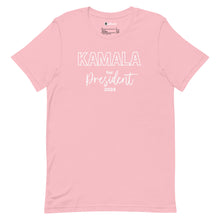 Load image into Gallery viewer, Outline Kamala for President Unisex Tee
