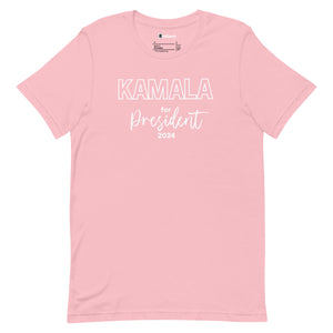 Outline Kamala for President Unisex Tee