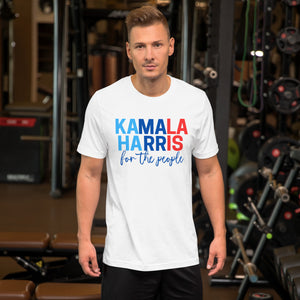 White - Tri-color Kamala for the People Unisex Tee