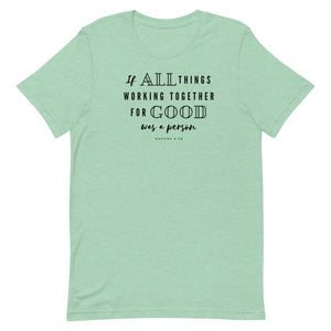 ALL GOOD Unisex Tee (black font/multi colors)