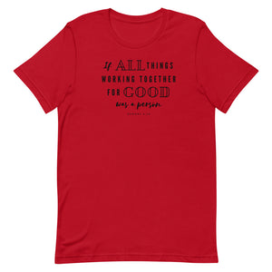 ALL GOOD Unisex Tee (black font/multi colors)